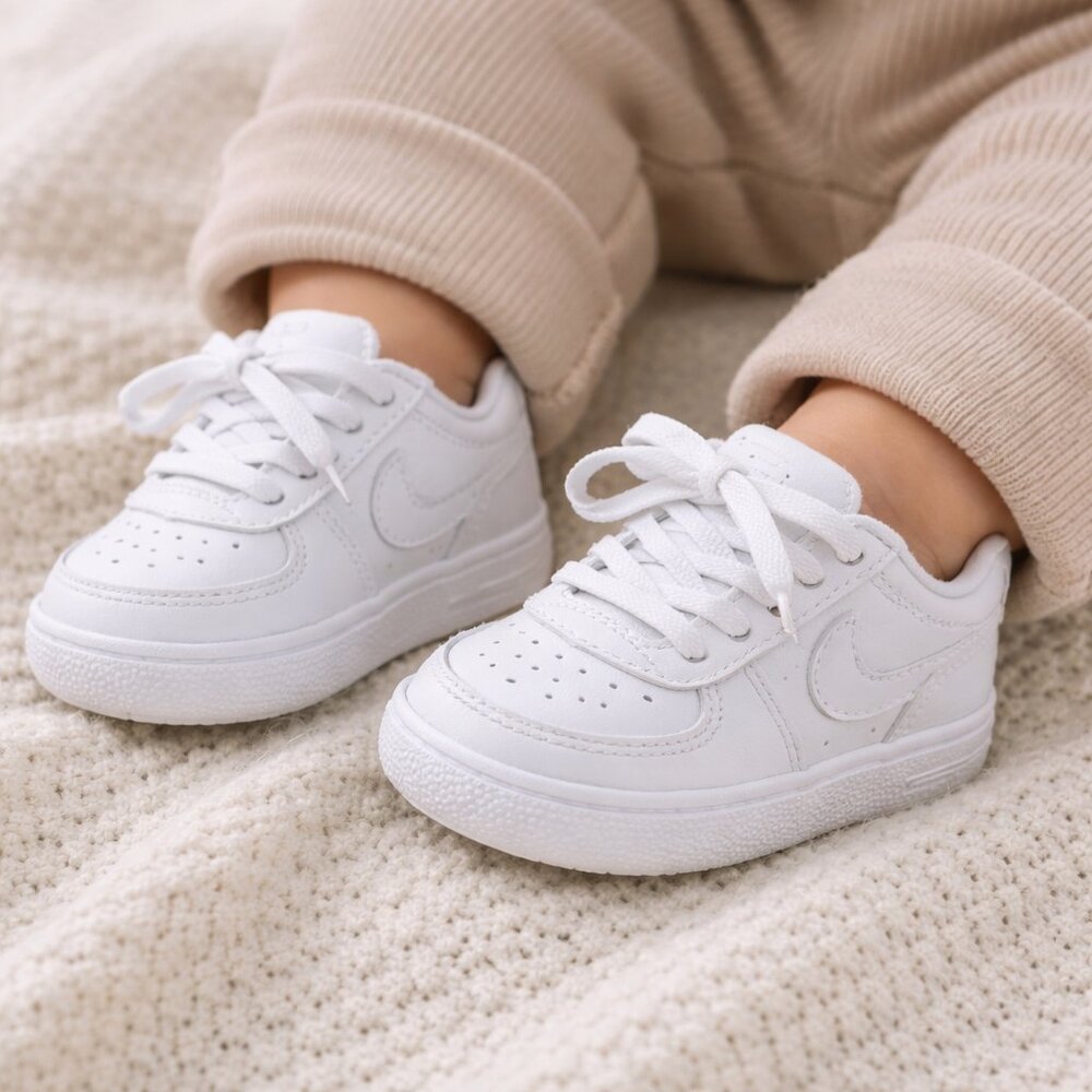 Nike Baby White Low-Top Sneakers